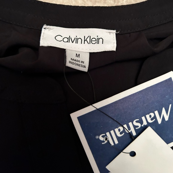 Calvin Klein Blouse Black Size M - Picture 5 of 5
